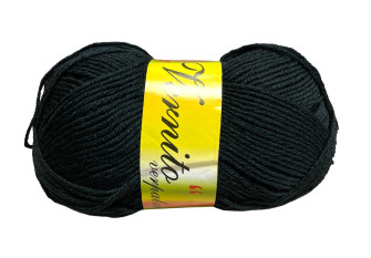 Šukuotinė pusvilnė Tamsiai žalia į juodumą