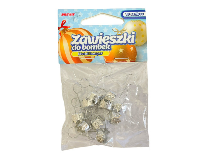 Pakabukai Kalėdiniams žaisliukams 12mm 10vnt pigiau