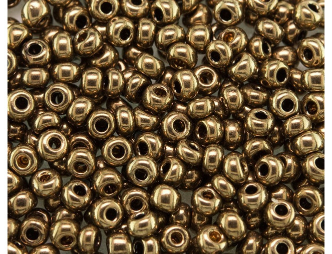 Preciosa biseris 10/0 59142 Žalvaris