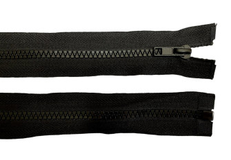 Plastic zip 85cm Black