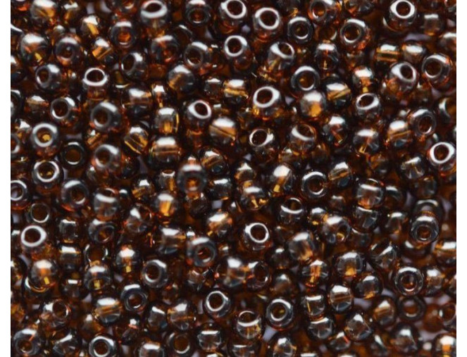 Preciosa biseris 6/0 10140 Tamsiai ruda