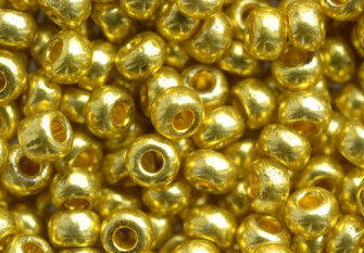 Preciosa pearl 6/0 18586 Gold