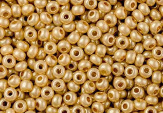 Preciosa pearl 6/0 00212 Gold