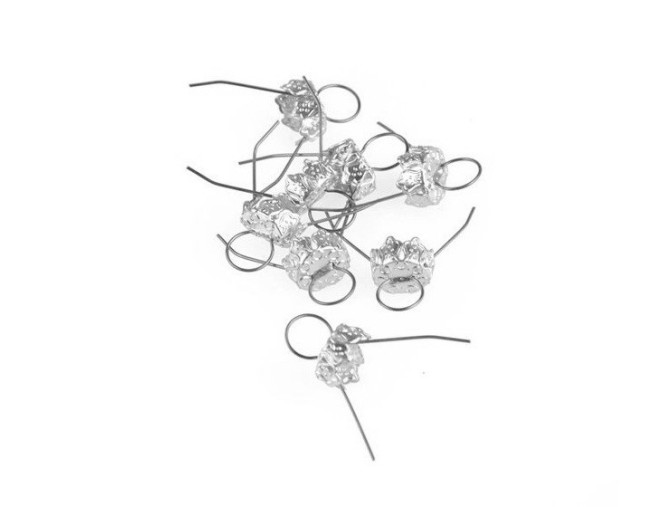 Pakabukai Kalėdiniams žaisliukams 11mm 8vnt pigiau