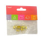 Pakabukai Kalėdiniams žaisliukams 10mm 8vnt | Auksinė