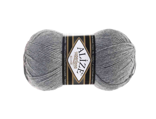 Alize Superlana Klasik 21 Pilka pigiau