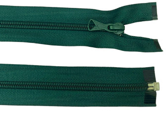 Spiral zip 85cm Dark green