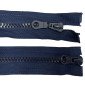 Back, plastic zipper No.5 | 75cm Dark blue