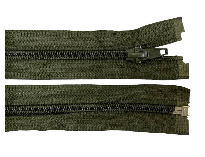 Spiralinis užtrauktukas 75cm Chaki