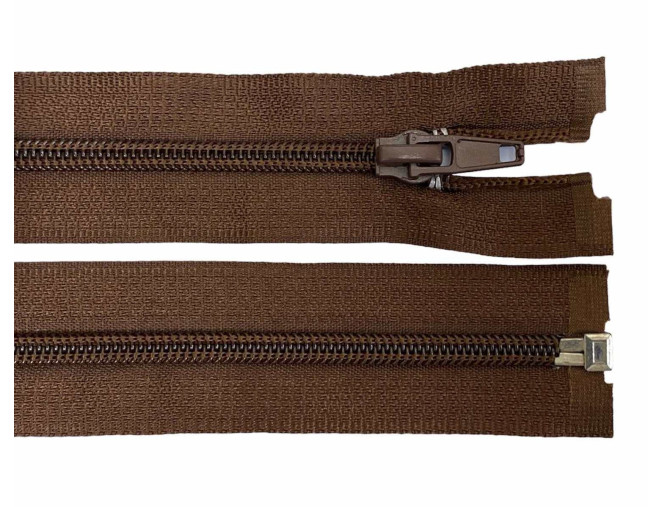 Spiralinis užtrauktukas 60cm Ruda