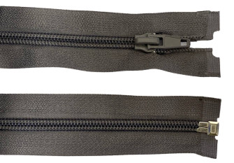 Spiral zipper 65cm Grey
