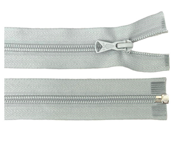 Spiral zipper 65cm Light grey