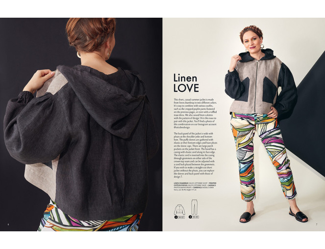 Ottobre woman 2022/2 sewing magazine internetu