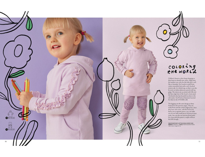 Siuvimo žurnalas Ottobre kids 2022/1 pristatymas per 1-4 d.d.