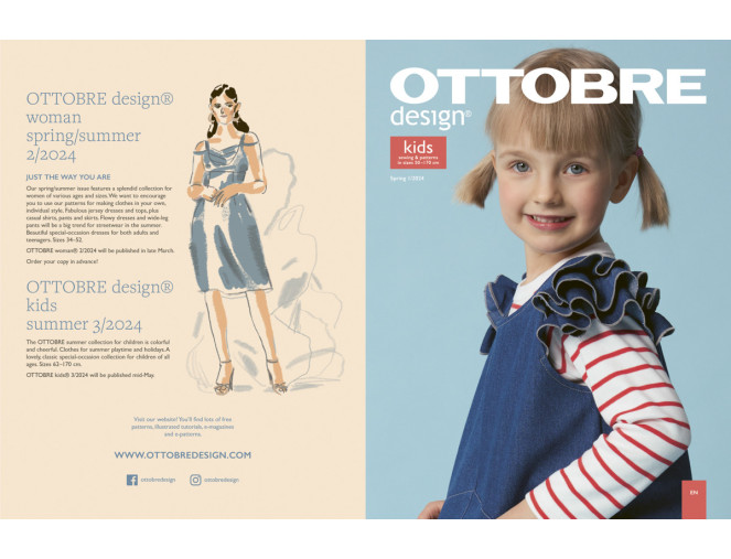 Ottobre kids sewing magazine 2024/1