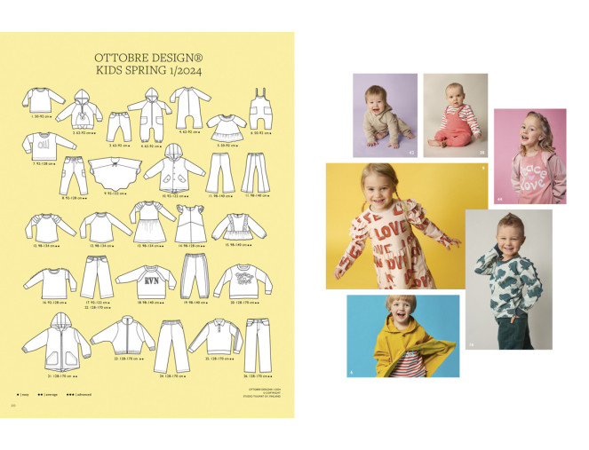 Ottobre kids sewing magazine 2024/1