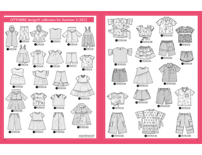 Siuvimo žurnalas Ottobre kids 2022/3