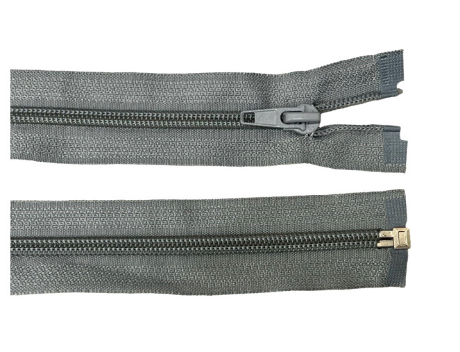Spiralinis užtrauktukas 55cm Pilkas
