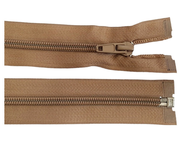 Spiralinis užtrauktukas 85cm Smėlio