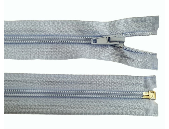 Spiralinis užtrauktukas 50cm Šviesiai mėlynas
