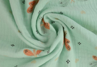 Muslin Butterflies in mint