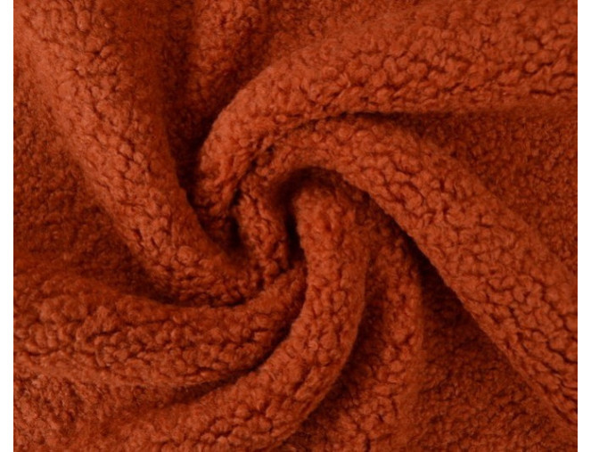 Teddy fabric Copper 350gr/kv.m.