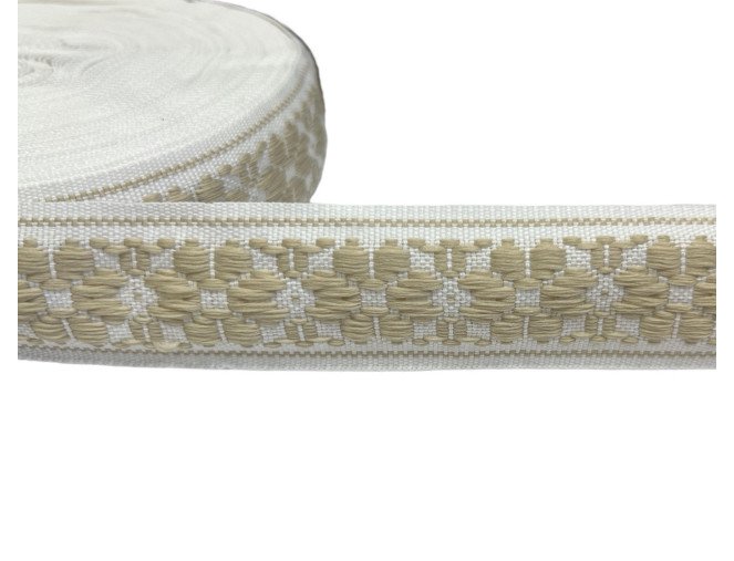 Tautinė juostelė 35mm Smėlio