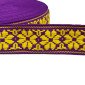 Tautinė juostelė 35mm Violetinė geltona