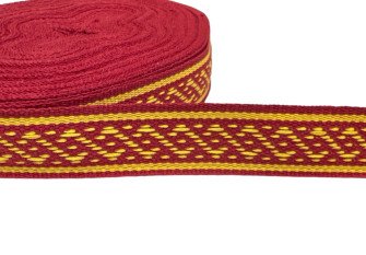 Tautinė juostelė 20mm Geltona raudona Tautinė juostelė 20mm Geltona raudona
