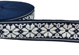 Tautinė juostelė 35mm Tamsiai mėlyna