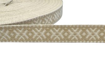 Tautinė juostelė 20mm Smėlio