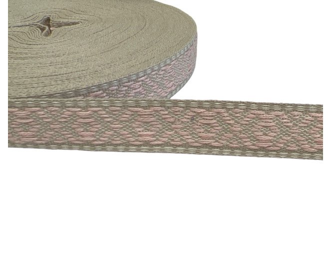 National ribbon 20mm Lino pink