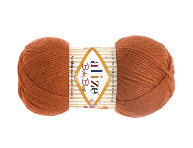 Alize baby best 408 Ruda karamelės