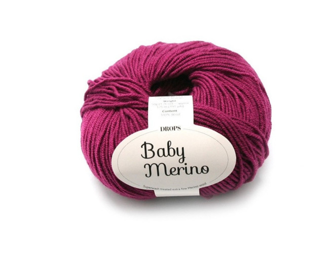 Drops baby merino 34 Magenta