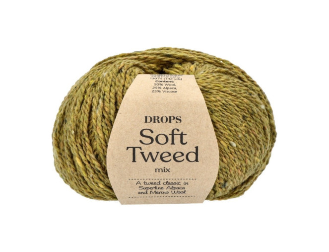 Drops Soft tweed 16 Green