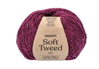 Drops Soft tweed 14 Ciklamenas