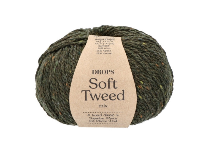Drops Soft tweed 17 Green