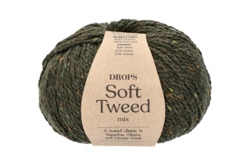 Drops Soft tweed 17 Žalia