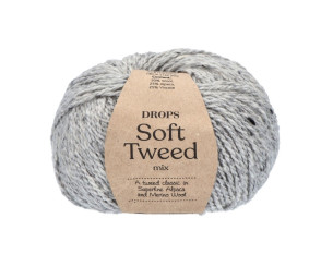 Drops Soft tweed 06 Pilka Drops Soft tweed 06 Pilka