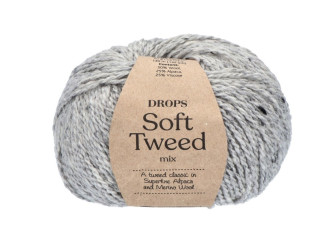 Drops Soft tweed 06 Pilka