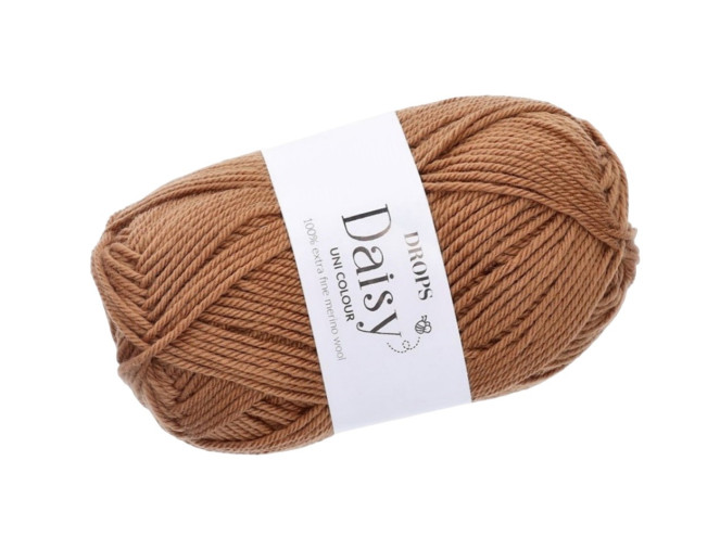 Drops Daisy 12 Karamelės ruda