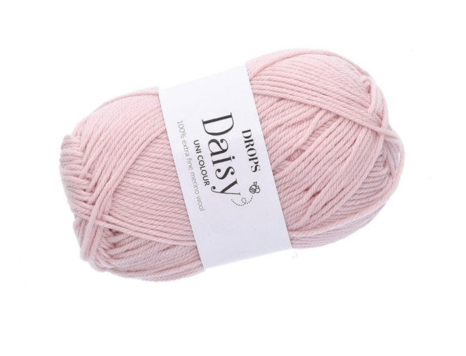 Drops Daisy 06 Rožinė pudra