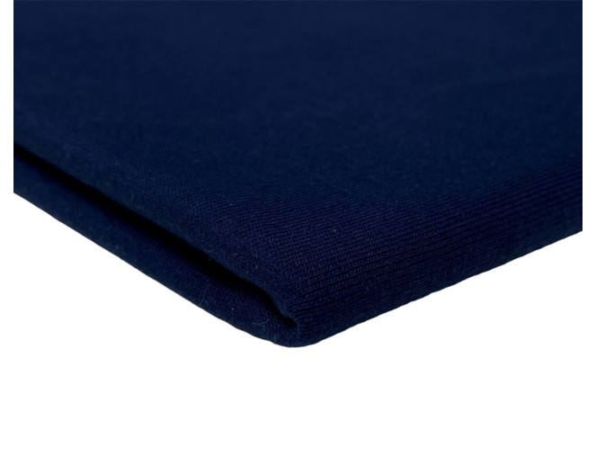 Knitted terry knitted fabric Dark blue 270gr/kv.m.