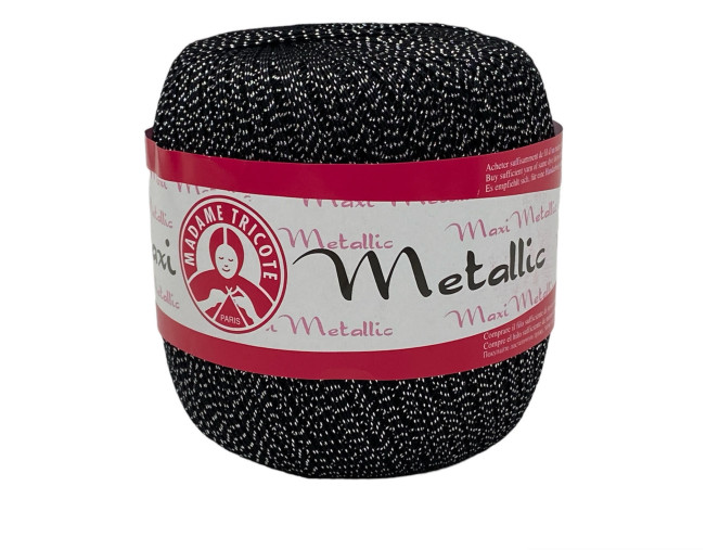 Crochet yarn MAXI METALLIC 100gr | 540m | 9 colours