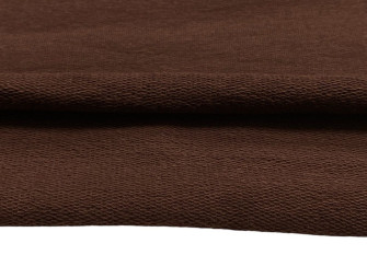 Knitted fabric Chocolate brown 270gr/kv.m.