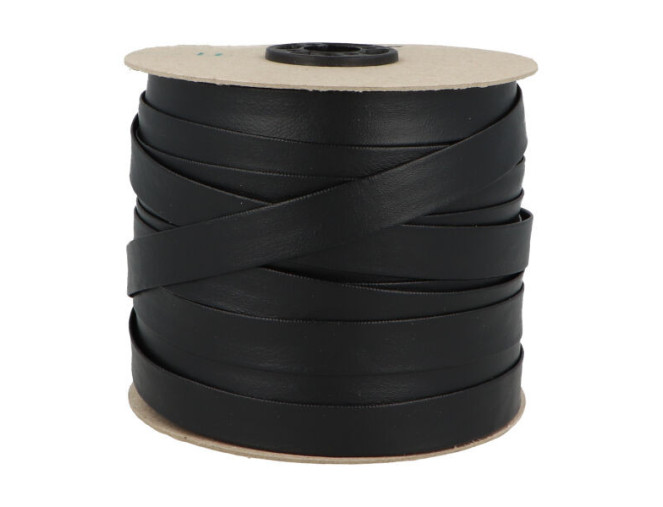 Leather canting strip 15mm Black