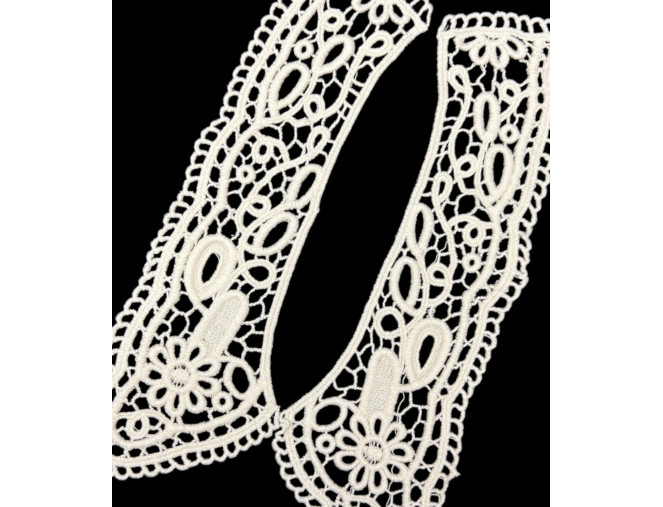 Prisiuvama apykaklė Kreminė