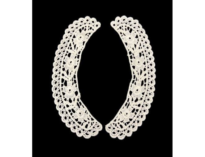 Prisiuvama apykaklė Kreminė