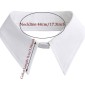 Sew-on collar White pigiau