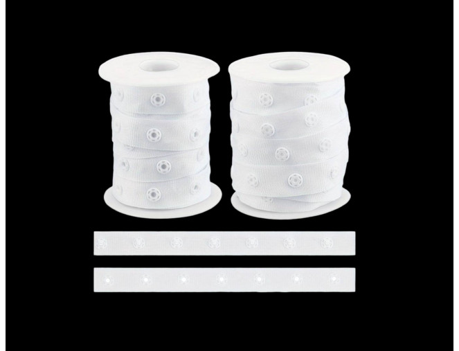 Ribbon with stamps White